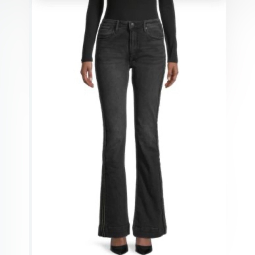 NWT Sundance Catalog Driftwood FlareBlack Jeans Dark Hight 32x32 For Women‎